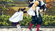 Kanao tries to stop Tengen (Image Source: Studio Ufotable)